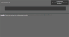 Desktop Screenshot of fanclub-scw.de
